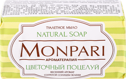 Туалетное мыло MONPARI Цветочный поцелуй, 180г, фотография