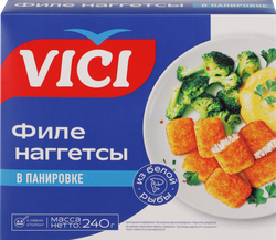 Минтай VICI филе наггетсы, 240г, вид
