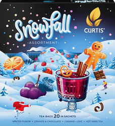 Набор подарочный чайный CURTIS Snowfall Assortment/Сноуфолл, ассорти, 20пак, картинка