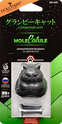 Ароматизатор автомобильный DOLCE LIFE Сердитый кот MoleCATule, на дефлектор, Арт. MX-605, изображение