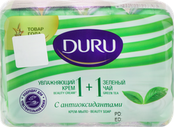 Крем-мыло DURU 1+1 Зеленый чай, 80г, вид