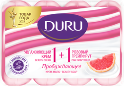 Крем-мыло DURU 1+1 Розовый грейпфрут, 80г, крупный план