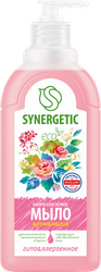 Жидкое мыло для рук и тела SYNERGETIC Аромамагия, биоразлагаемое, 500мл, детальное фото