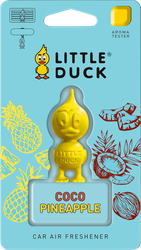Ароматизатор автомобильный MIODORE Little Duck Кокос-Ананас, 3D-Polymer, вид
