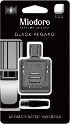 Ароматизатор автомобильный MIODORE Black afgano, на дефлектор, изображение