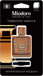 Ароматизатор автомобильный MIODORE Tobacco Vanille, на дефлектор, изображение
