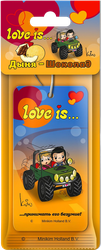 Ароматизатор автомобильный MIODORE Love Is... Шоколад-Дыня, подвесной, фото