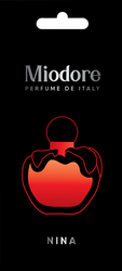 Изображение товара Ароматизатор воздуха MIODORE Nina №3 мотив Nina, Nina Ricci, подвесной сухой