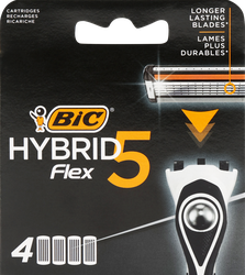 Картриджи для бритвы BIC Flex 5 Hybrid, 4шт, изображение