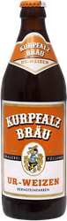 Пиво светлое KURPFALZ Brau Ur-Weizen нефильтрованное пастеризованное 5%, 0.5л, фотография