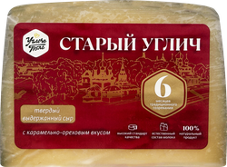 Сыр УГЛЕЧЕ ПОЛЕ Старый Углич 50%, без змж, весовой, картинка