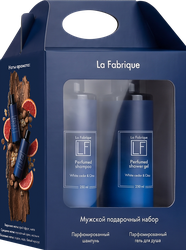 Набор подарочный LA FABRIQUE LA FABRIQUE White Cedar&Citrus, Гель для душа, 250мл + Шампунь, 250мл, вид