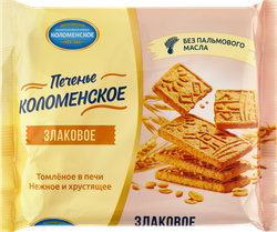 Печенье КОЛОМЕНСКОЕ Злаковое, 240г, фото