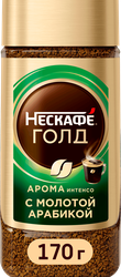 Кофе растворимый НЕСКАФЕ Голд Арома Интенсо, 170г, детальное фото