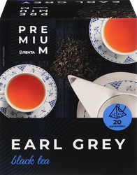 Чай черный ЛЕНТА PREMIUM Эрл Грей, 20пир, изображение