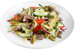 Салат ЛЕНТА FRESH Провансаль с томленой говядиной и маринованными огурчиками, весовой, картинка