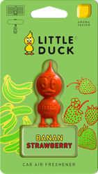 Ароматизатор автомобильный MIODORE Little Duck Банан-Клубника, 3D-Polymer, фотография