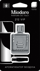 Ароматизатор автомобильный MIODORE 212 Vip, на дефлектор, крупный план