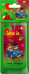 Ароматизатор автомобильный MIODORE Love Is... Вишня-Лимон, подвесной, фотография