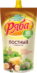 Соус майонезный РЯБА Постный Провансаль 50%, 372г, детальное фото
