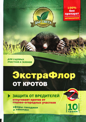 Средство для защиты растений от кротов ЭкстраФлор, 10г, вид