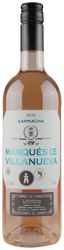 Вино MARQUES DE VILLANUEVA Гарнача Кариньена ординарное сортовое розовое сухое, 0.75л, картинка