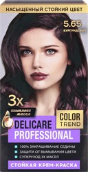 Крем-краска для волос DELICARE Professional 5.65 Бургундский, фотография