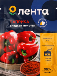 Паприка сладкая ЛЕНТА молотая, 20г, детальное фото