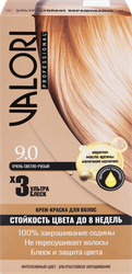 Крем-краска для волос VALORI Professional 9.0 Очень светло-русый, стойкость цвета до 8 недель, фото