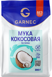Мука кокосовая GARNEC, 300г, крупный план