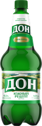 Пиво светлое ДОН Южный рецепт пастеризованное 4,6%, 1.2л, фотография