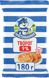 Творог ПРОСТОКВАШИНО Традиционный 9%, без змж, 180г, детальное фото