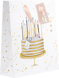 Пакет подарочный Party 31х41х10см, люкс, фотография