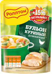 Бульон РОЛЛТОН Домашний Куриный, 90г, фото