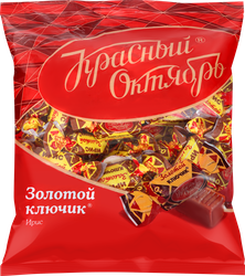 Конфеты КРАСНЫЙ ОКТЯБРЬ Ирис Золотой ключик, 250г, вид