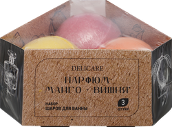 Набор шаров для ванны DELICARE желтый, рыжий, розовый, 480г, изображение