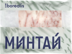 Минтай Тихоокеанский замороженный BOREALIS филе без кожи, 300г, картинка