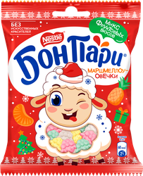 Маршмеллоу БОН ПАРИ Овечки со вкусом фруктов, 100г, фото