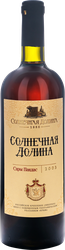 Вино СОЛНЕЧНАЯ ДОЛИНА Крым Российское выдержанное крепленое белое ликерное, 0.75л, фото