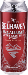Пиво темное BELHAVEN McCallum's Stout фильтрованное пастеризованное 4,1%, 0.44л, детальное фото