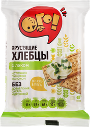 Хлебцы ОГО! с луком, 75г, фотография
