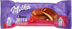 Печенье MILKA с малиновым желе, 147г, картинка