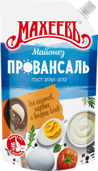 Майонез МАХЕЕВЪ Провансаль 50,5%, 400мл, крупный план