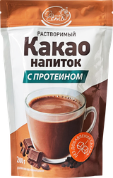 Какао-напиток растворимый СЧАСТЬЕ ЕСТЬ с протеином, 200г, вид