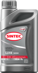 Масло моторное SINTEC Luxe 5000 5W-40 SL/CF, полусинтетическое, 1л, крупный план