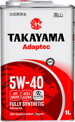 Масло моторное TAKAYAMA синтетическое SAE 5W-40 API SN/СF, Арт. 605528/605586, 1л, фото