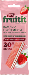 Вафли FRUIT It с протеином со вкусом клубники, фото