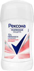 Антиперспирант-стик женский РЕКСОНА Абсолютный комфорт, 40мл, детальное фото