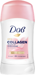 Антиперспирант-стик женский ДАВ Pro-Collagen, 40мл, фото