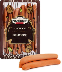 Сосиски РУБЛЁВСКИЙ Венские, 330г, крупный план